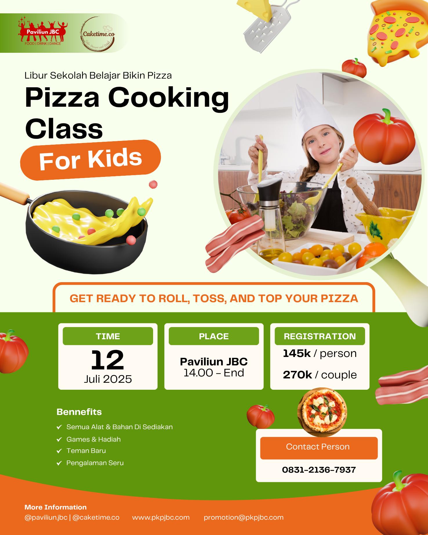 Pizza Cooking Class For Kids