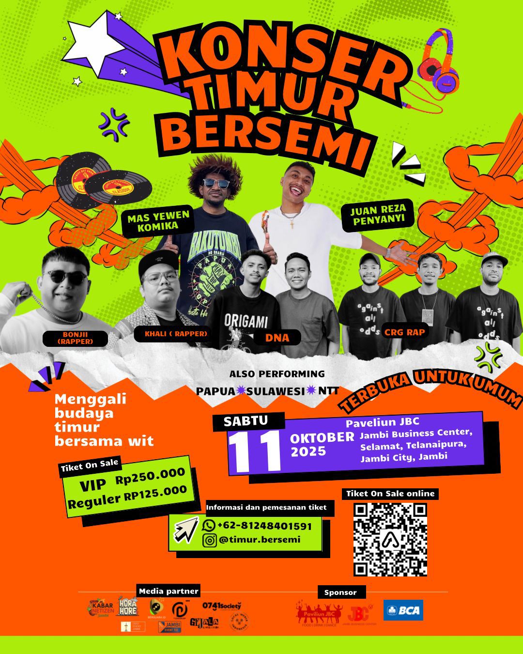 Konser Timur Bersemi Bersama Juan Reza & Yewen